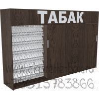 Шкаф купе для табачных изделий с тремя раздвижными дверями на семь гравитационных полок